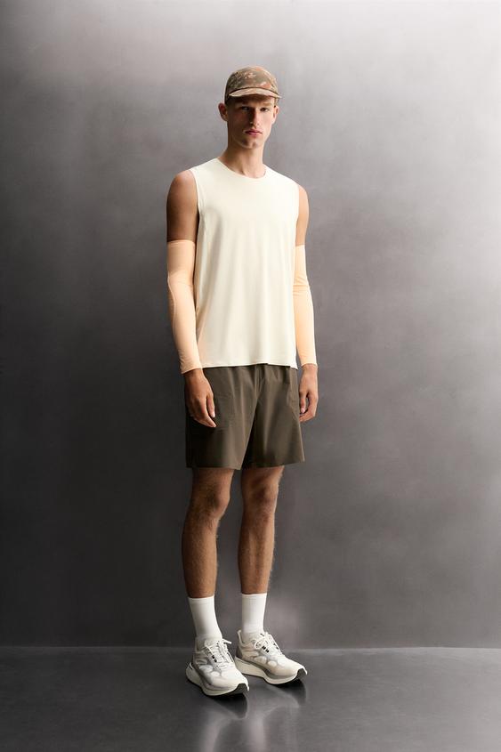 7" RUNNING SHORTS - Dark brown by Zara - Image 0