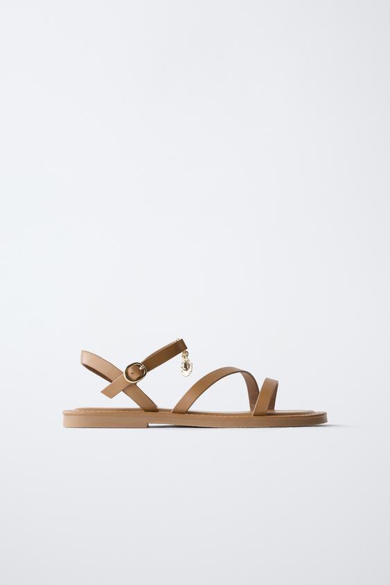 CHARM SANDALS - Brown by Zara - Image 0