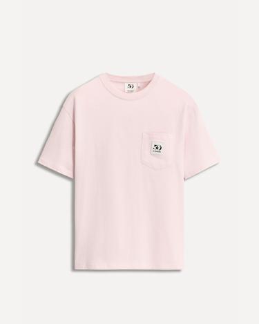 50TH ANNIVERSARY PATCH POCKET T-SHIRT - Pale pink by Zara