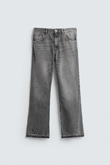 FLARE FIT JEANS - Grey by Zara
