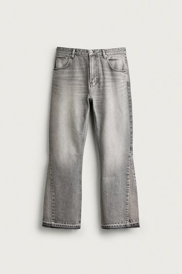 FLARE FIT JEANS - Grey by Zara