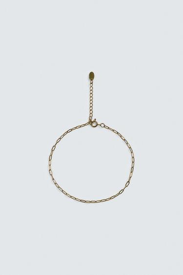 METAL CHAIN LINK BRACELET - Gold by Zara - Image 0