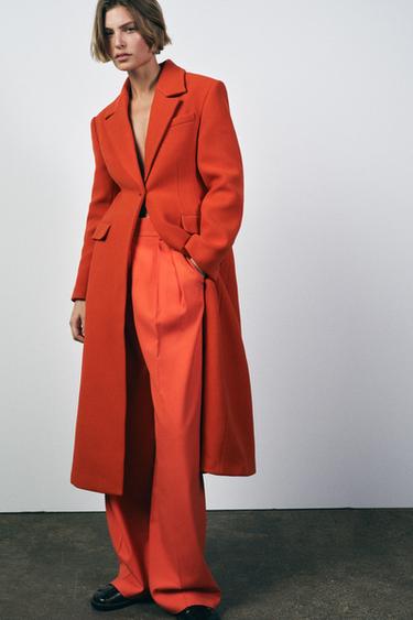 ZW COLLECTION DARTED TROUSERS - Orange by Zara - Image 0