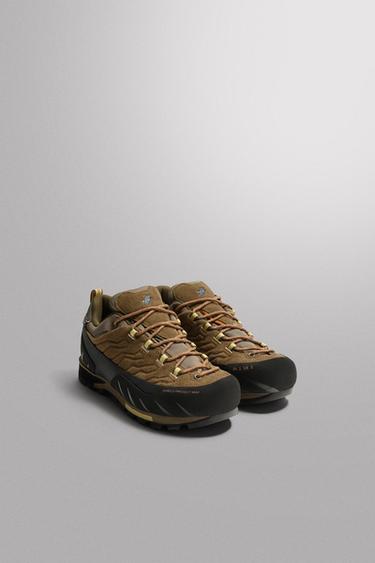 RECCO® WATERPROOF HIKING SHOES - Green by Zara