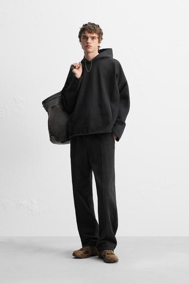 JOGGER TROUSERS WITH SEAM DETAIL - Anthracite grey by Zara - Image 0