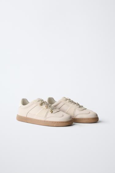 CHARM SNEAKERS - Beige by Zara