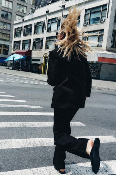 FLARED SEAM DETAIL LEGGINGS - Black by Zara