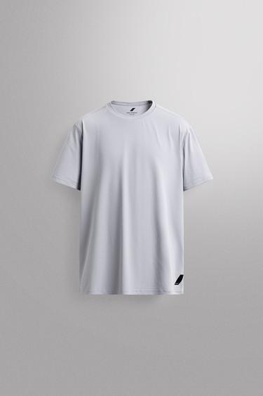 BASIC TECHNICAL T-SHIRT - Light blue by Zara