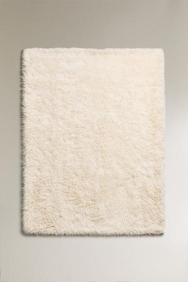 DOUBLE-FACED FAUX FUR THROW - Ecru by Zara - Image 0