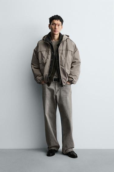 TECHNICAL PADDED JACKET - Grey by Zara