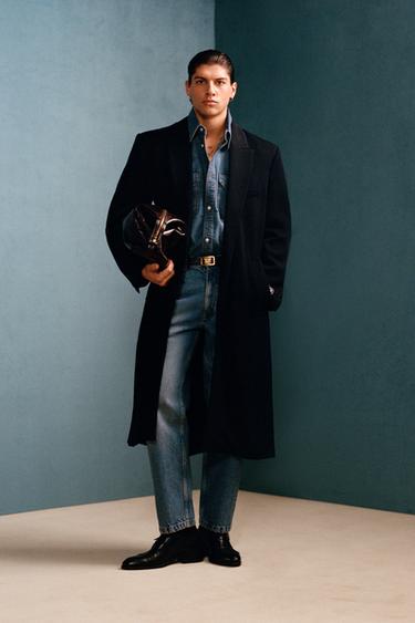 FLOWING WILLY CHAVARRIA X ZARA COAT - Navy blue by Zara