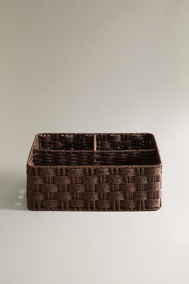 ORGANISER BASKET - Brown by Zara