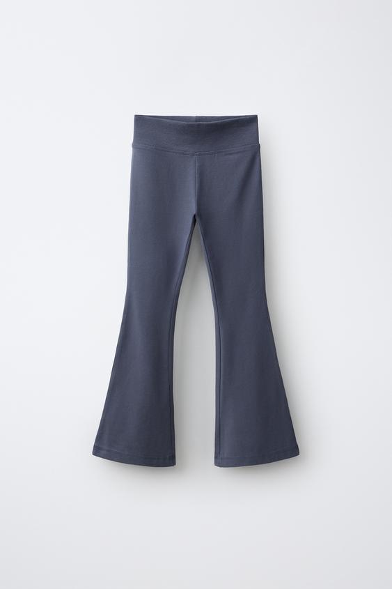 PLAIN FLARE LEGGINGS - Blue by Zara - Image 0