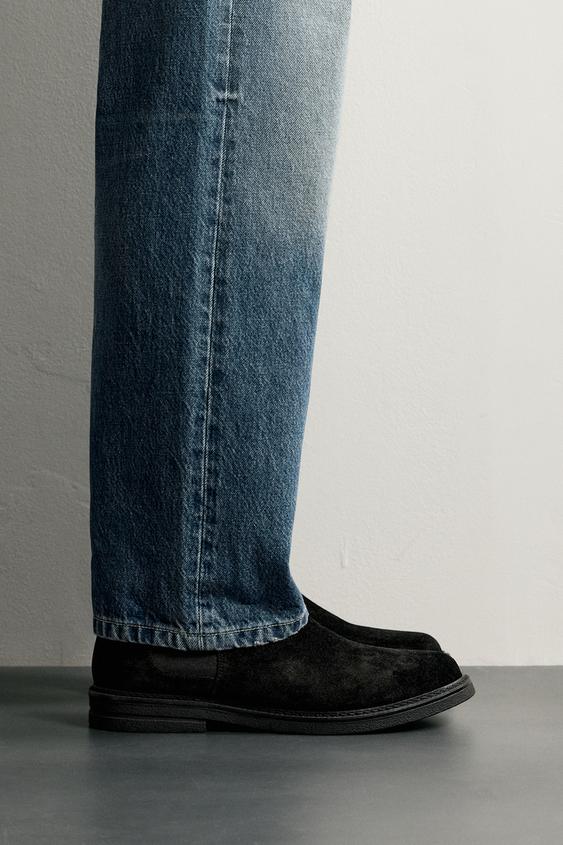 LEATHER CHELSEA BOOTS - Black by Zara - Image 0