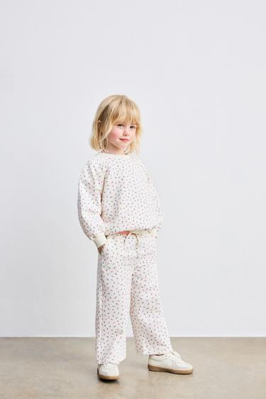 FLORAL PRINT CULOTTES - Ecru by Zara