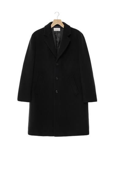 MANTECO® WOOL BLEND COAT - Black by Zara