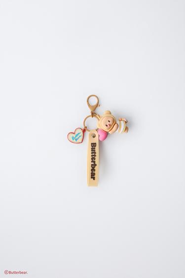 BUTTERBEAR © TEDDY BEAR KEY RING - Light brown by Zara