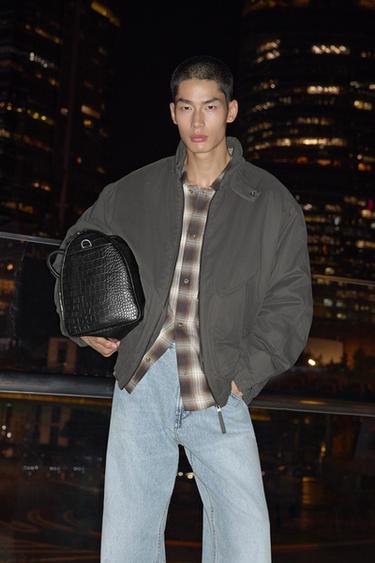 TECHNICAL JACKET - Anthracite Grey by Zara