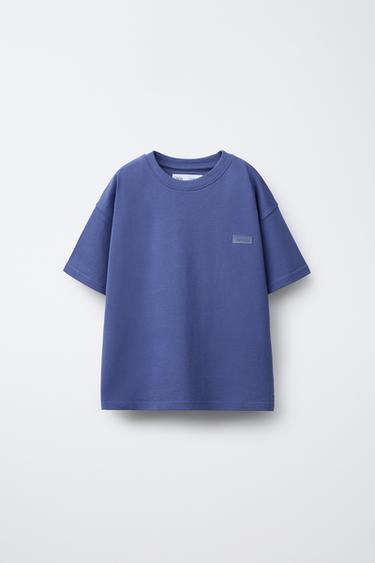 HEAVY WEIGHT T-SHIRT - Bluish by Zara