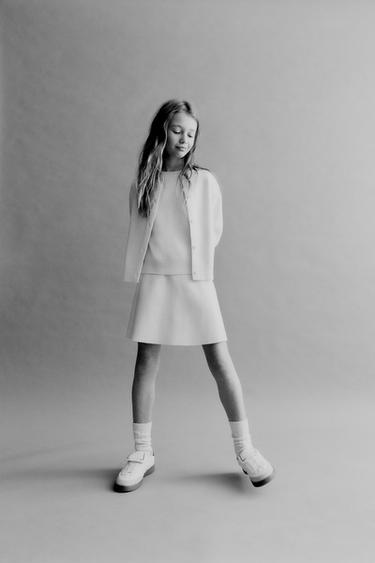 KNIT CARDIGAN - Ecru by Zara - Image 0