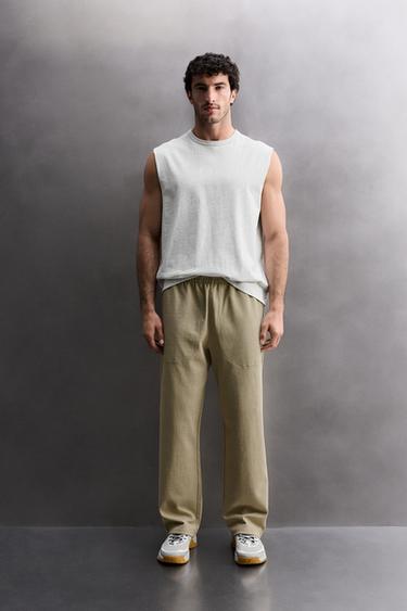HEAVYWEIGHT TANK TOP - Grey marl by Zara