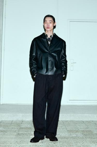 STRIPED BALLOON TROUSERS - Blue by Zara