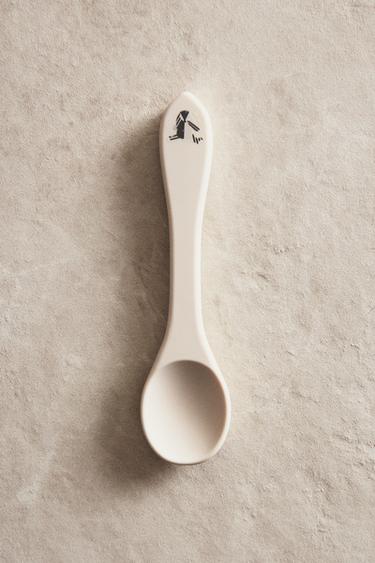 CHILDREN'S RABBIT SILICONE SPOON - Multicoloured by Zara
