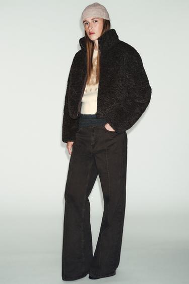 FLEECE ANORAK WITH THERMAL INSULATION - Brown by Zara