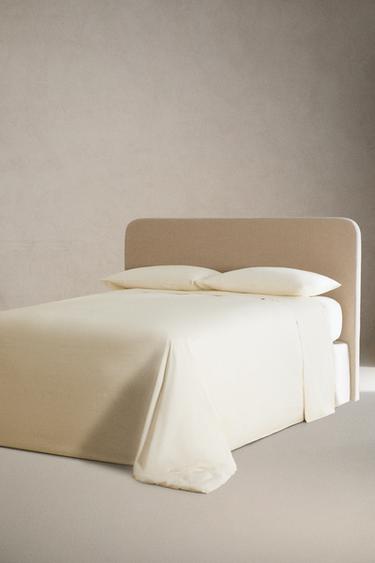 PERCALE DUVET COVER (200 THREAD COUNT) - Vanilla by Zara