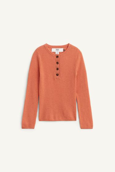 HENLEY JUMPER 100% WOOL LIMITED EDITION - Salmon by Zara