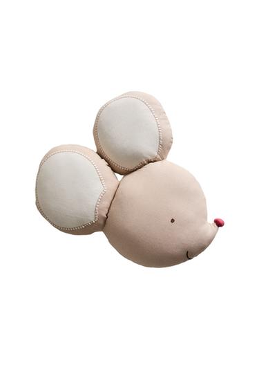 KIDS' MOUSE CUSHION - Light beige by Zara