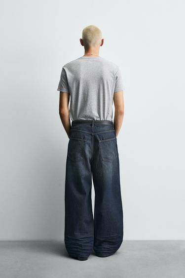 BAGGY FIT JEANS - Mid-blue by Zara