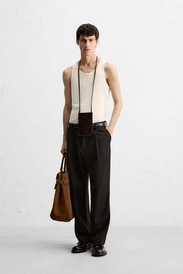 SEMI-SHEER TANK TOP - Ecru by Zara - Image 0