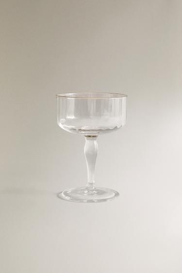 RAISED DESIGN GLASS - Gold by Zara - Image 0