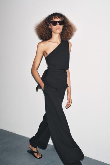 ZW COLLECTION CUFFED BALLOON TROUSERS - Black by Zara