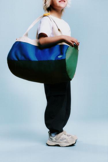 MULTICOLOURED BOWLING BAG - Blue by Zara