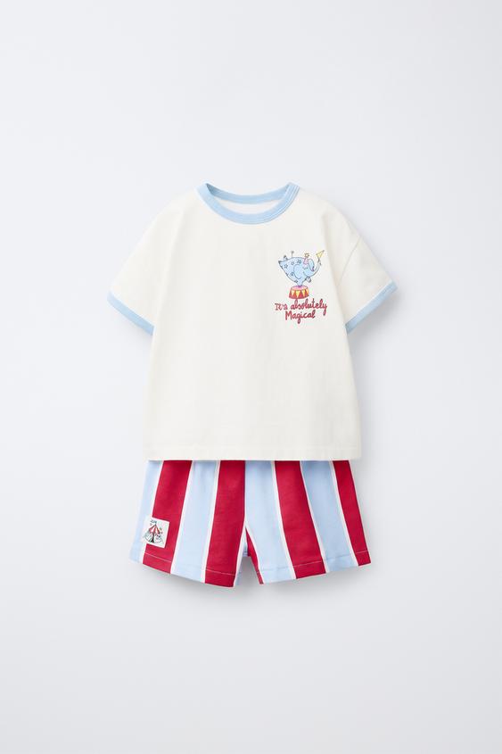 1 1/2-6 YEARS/ CIRCUS PRINT PYJAMAS - Blue by Zara - Image 0