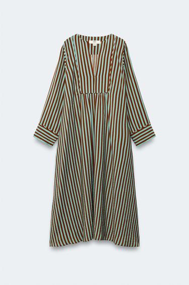 LIMITED EDITION STRIPED KAFTAN DRESS - striped by Zara