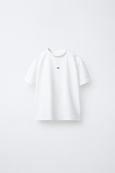 TECHNICAL LOGO T-SHIRT - White by Zara - Image 0