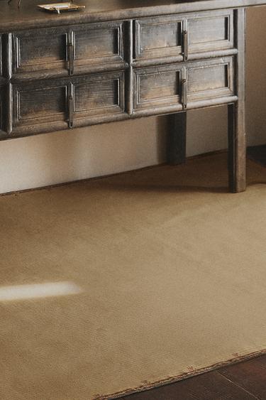 REVERSIBLE COTTON RUG - Multicoloured by Zara