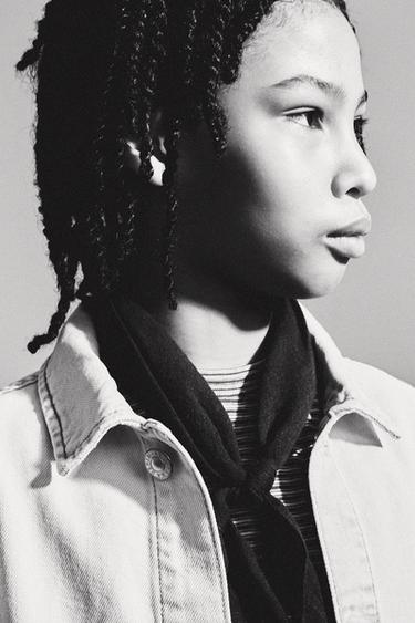 STORIESZ - SUPER BLEACH DENIM JACKET - Light blue by Zara