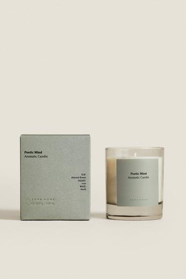 (200 G) POETIC MIND SCENTED CANDLE - Dusty pink by Zara