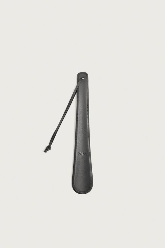 LEATHER SHOEHORN - Black by Zara - Image 0