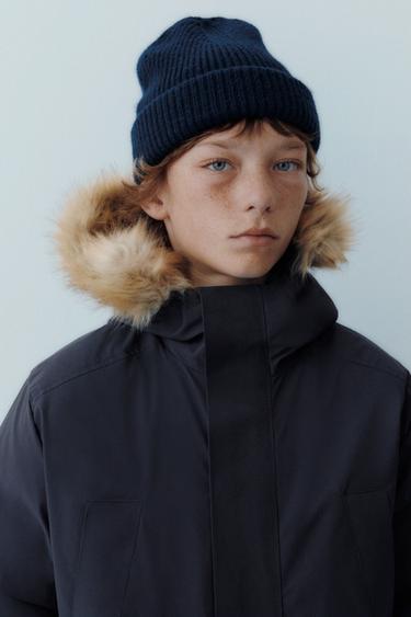 BASIC KNIT BEANIE - Blue by Zara