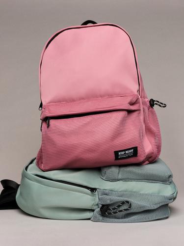 SCHOOL MESH BACKPACK - Green by Zara