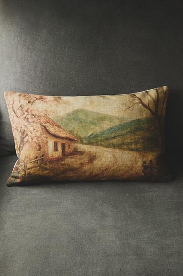 HOUSE CUSHION COVER - Brown by Zara