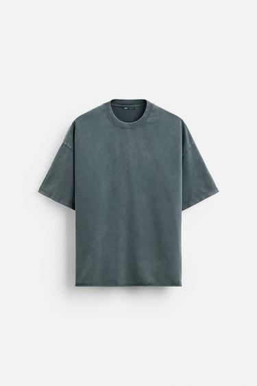 FADED RELAXED FIT SWEATSHIRT - washed petrol by Zara