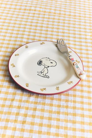 CHILDREN'S PEANUTS™ CERAMIC PLATE - Multicoloured by Zara