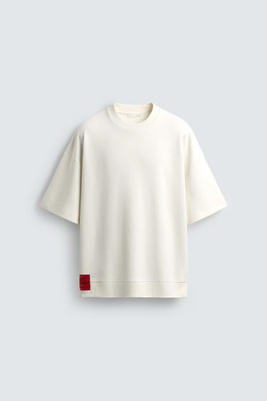 INTERLOCK TECHNICAL LABEL SWEATSHIRT - Oyster-white by Zara