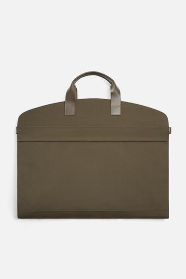 NYLON SUIT CARRIER - Khaki Green by Zara - Image 0